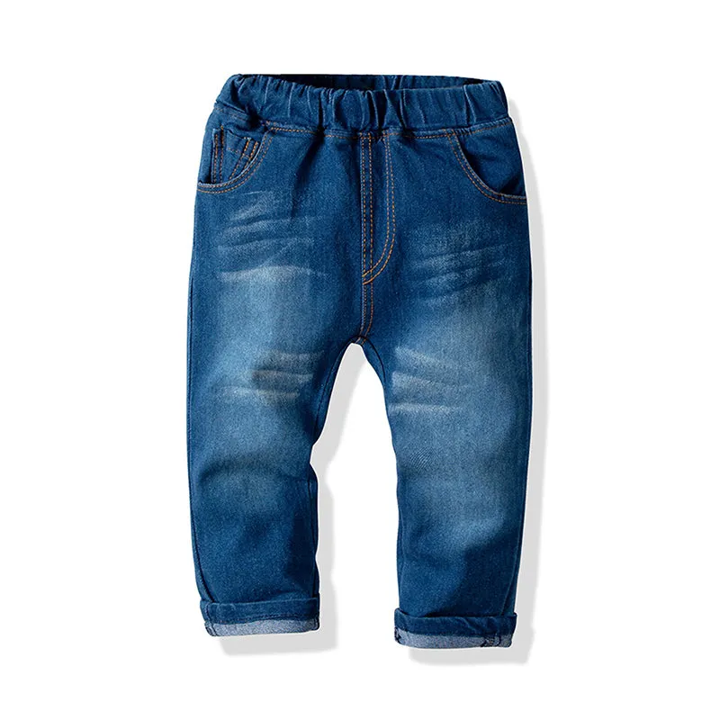 2 Pieces Set Baby Kid Boys Birthday Party Striped Bow Shirts And Solid Color Jeans Wholesale 211109313