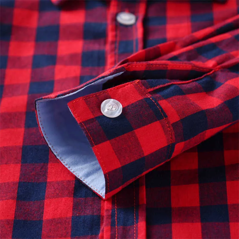 2 Pieces Set Baby Kid Boys Dressy Checked Shirts And Suits Trousers Wholesale 211109407