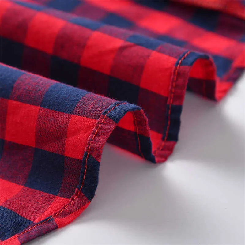 2 Pieces Set Baby Kid Boys Dressy Checked Shirts And Suits Trousers Wholesale 211109407