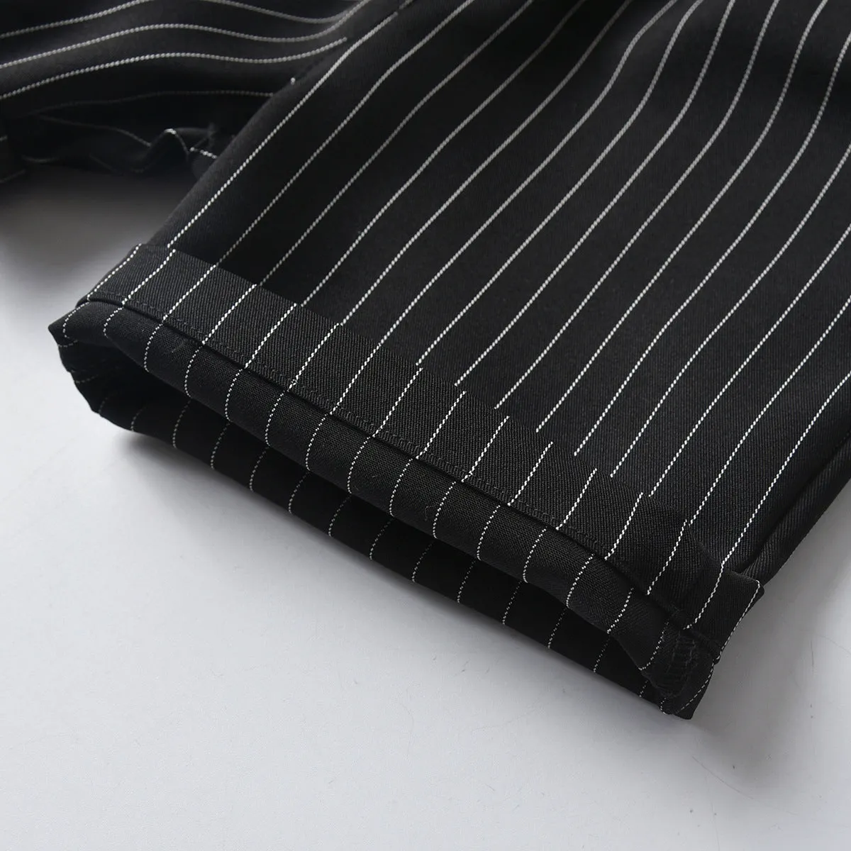 2 Pieces Set Baby Kid Boys Dressy Solid Color Shirts And Striped Rompers Wholesale 211109126