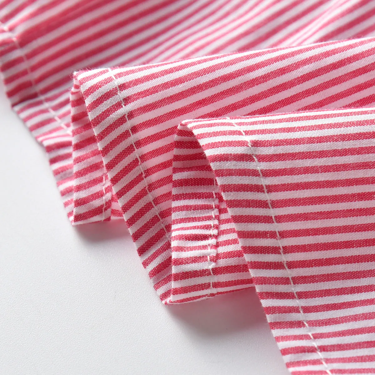 2 Pieces Set Baby Kid Girls Birthday Party Striped Bow Shirts And Solid Color Jumpsuits Wholesale 22071965