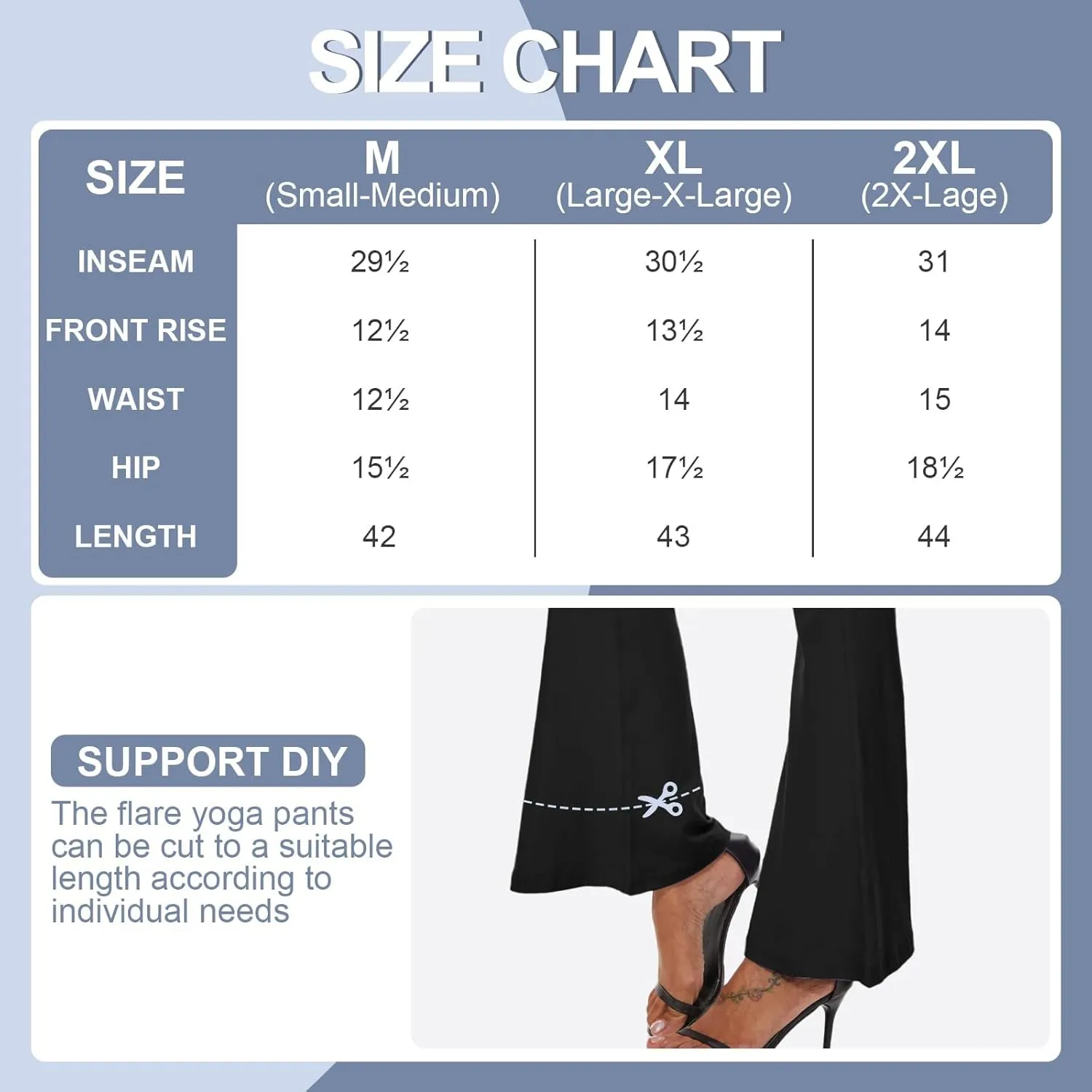 3 Packs Leggings with Pockets for Women, Soft High Waisted Tummy Control Workout Yoga Pants