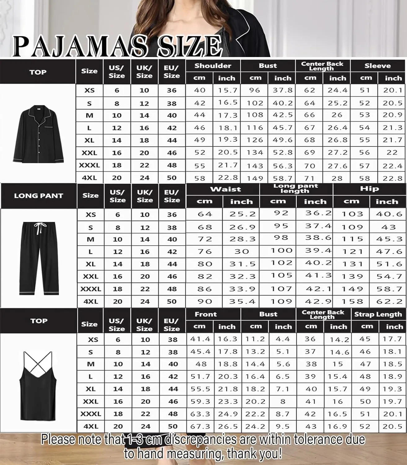 3Pcs Knit Pajamas Set For Women XS-4XL Womens Soft Pajama Sets Sexy Cami Pj Sets Sleepwear Loungewear Nightwear