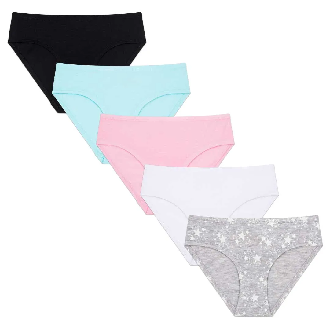 5 Pack Cotton Spandex Bikini Underwear