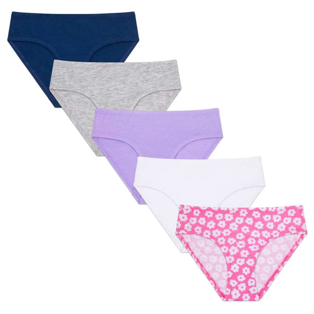 5 Pack Cotton Spandex Bikini Underwear
