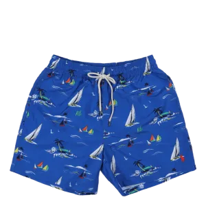 5.75-Inch Traveler Classic Swim Trunk Race To Sea