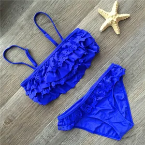 7-16 Years Children Swimwear Bikini Set