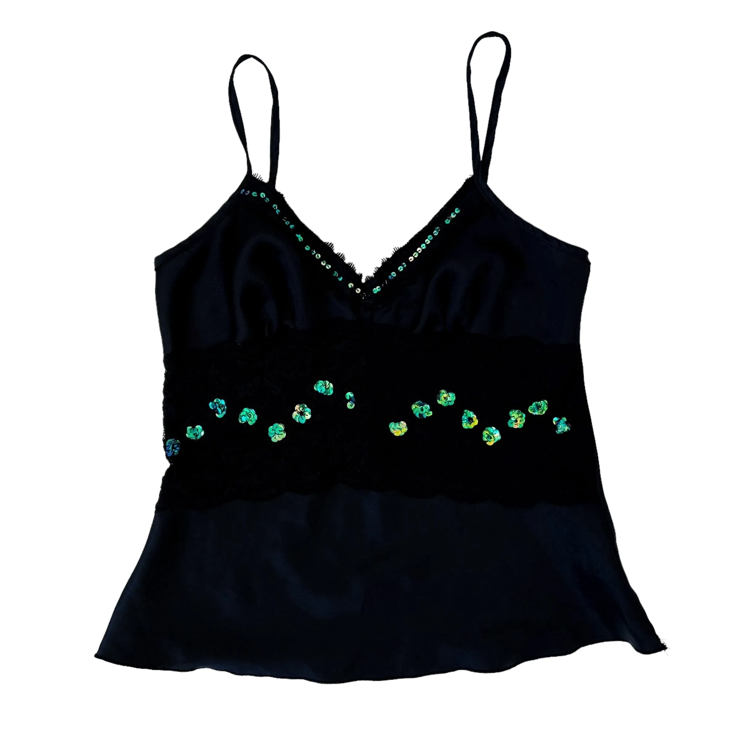 90s Lacy Sequin Cami (M)