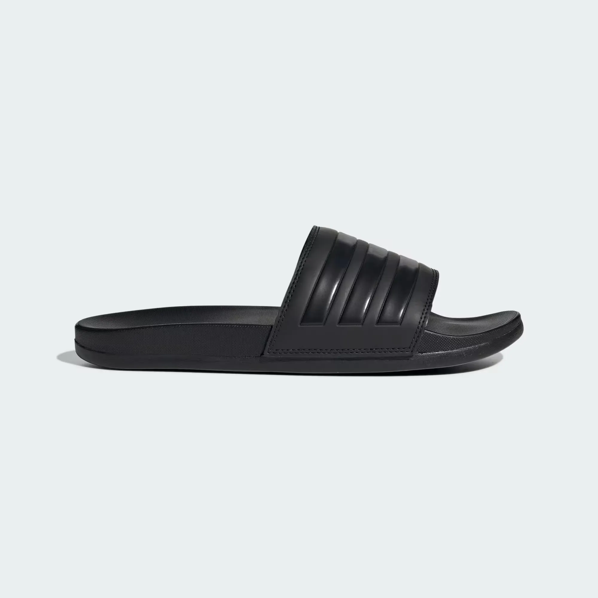 Adilette Comfort Slides (Core Black   Core Black   Core Black)