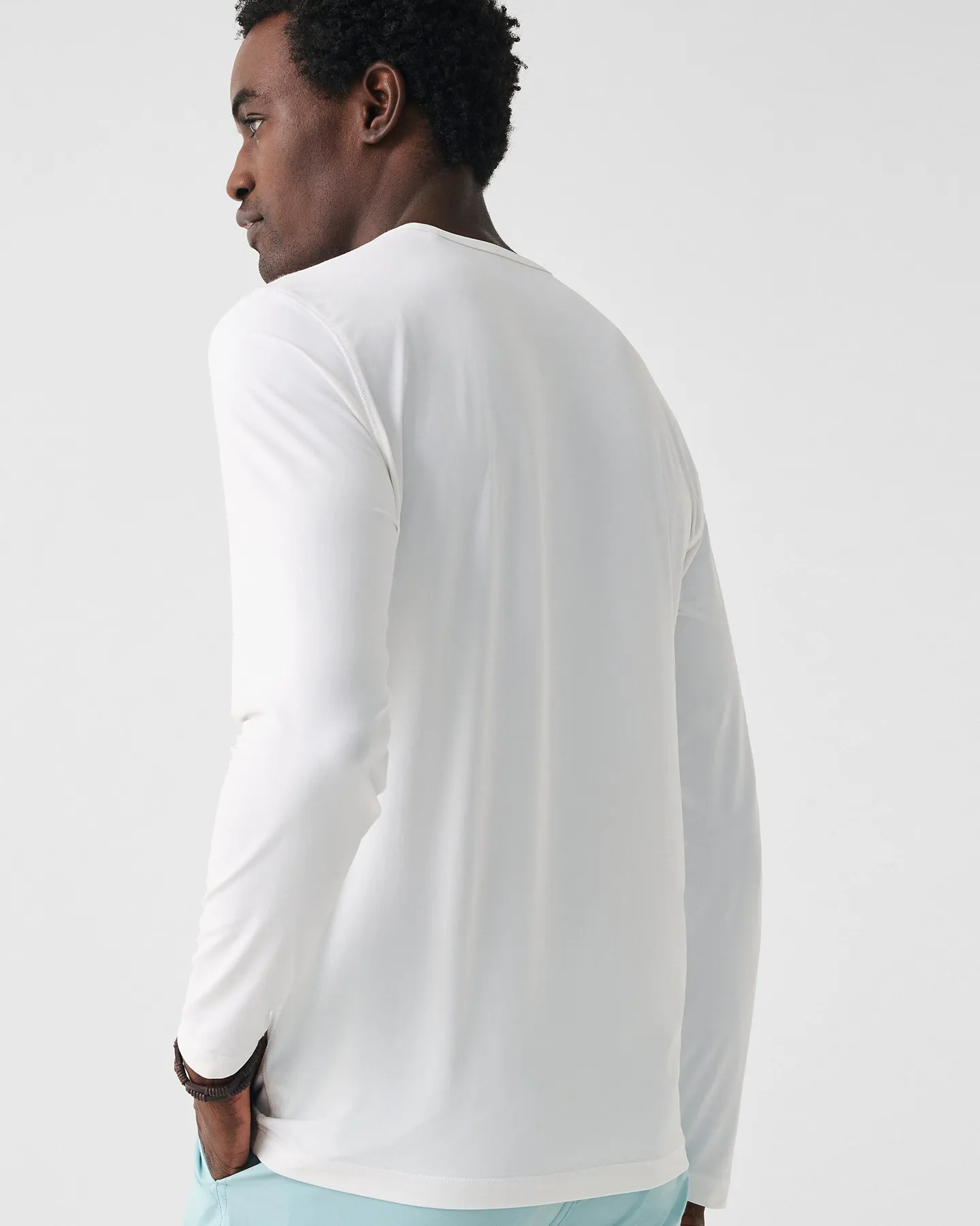 ALL DAY PERFORMANCE UPF CREW - WHITE