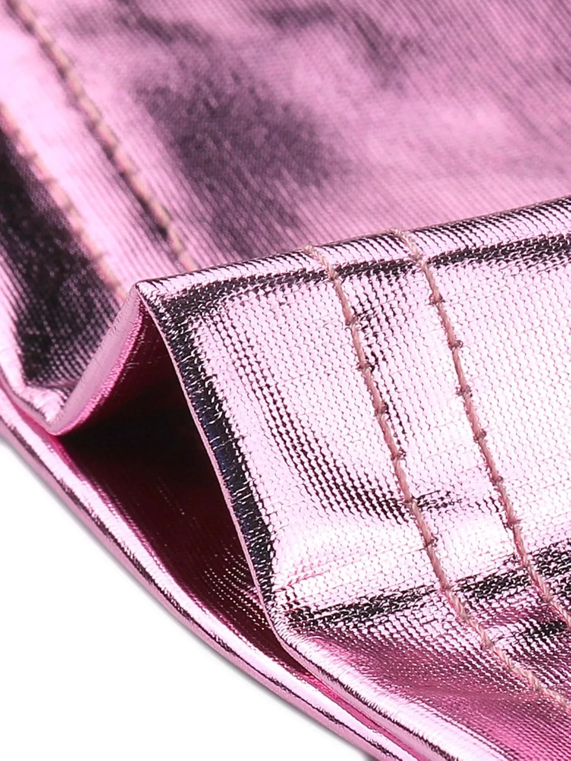 Allegra K Women's Bolero Jackets Holographic Shrug Open Front Metallic Shiny Cropped Cardigan