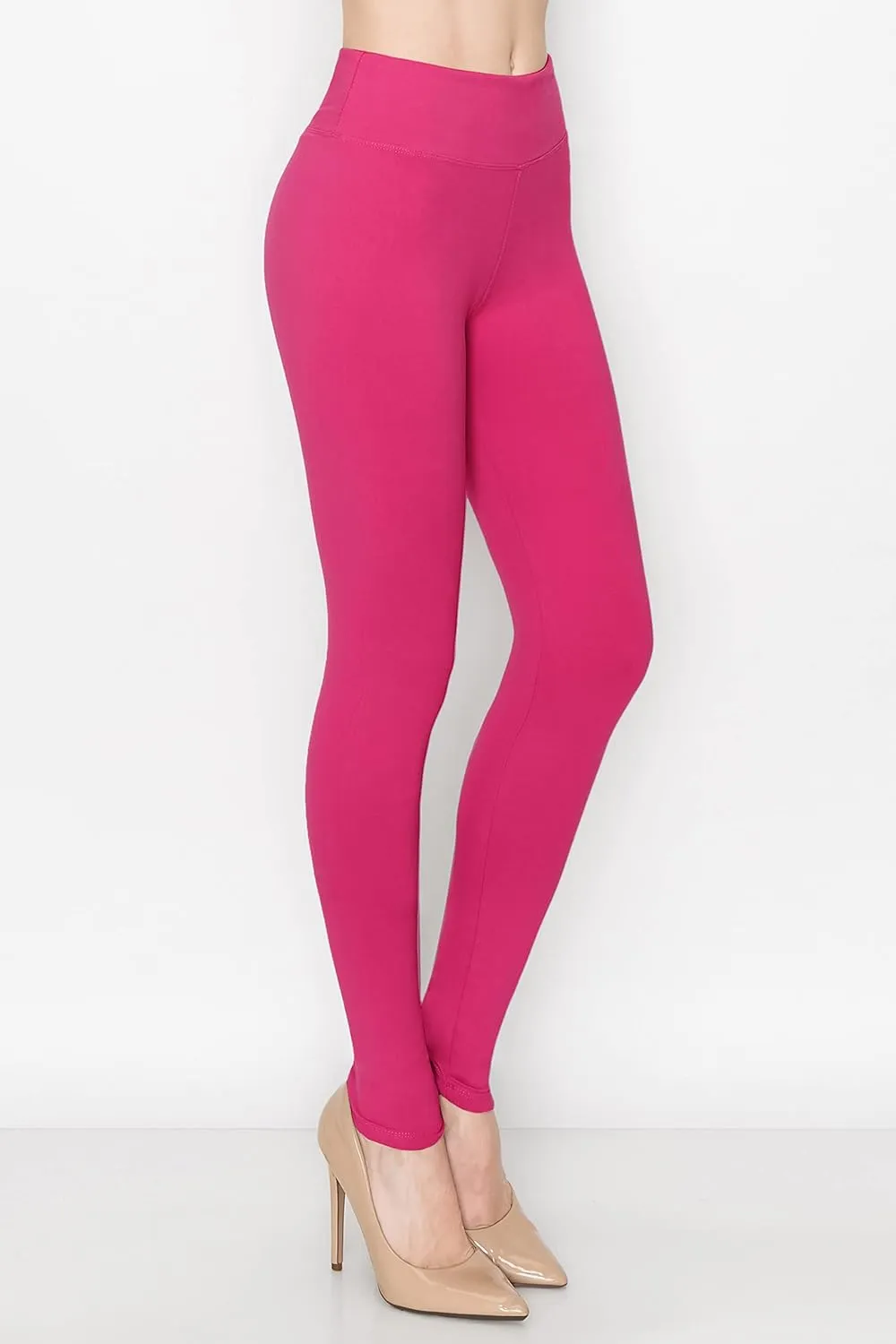 ALWAYS Women's Print Pattern Leggings - Premium Soft Stretch Peach Skin Yoga Pants