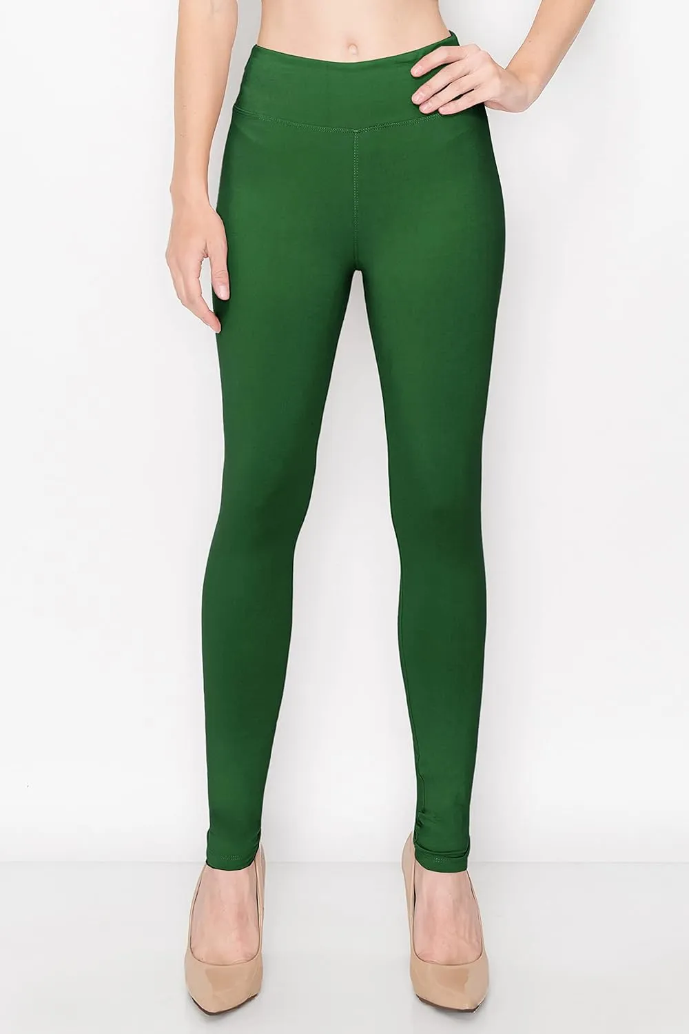 ALWAYS Women's Print Pattern Leggings - Premium Soft Stretch Peach Skin Yoga Pants