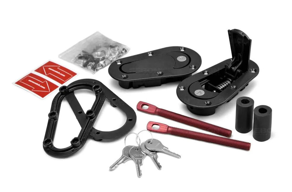 Anderson Composites - Aerocatch Plus Flush Hood Latch and Pin Kit w/ Lock