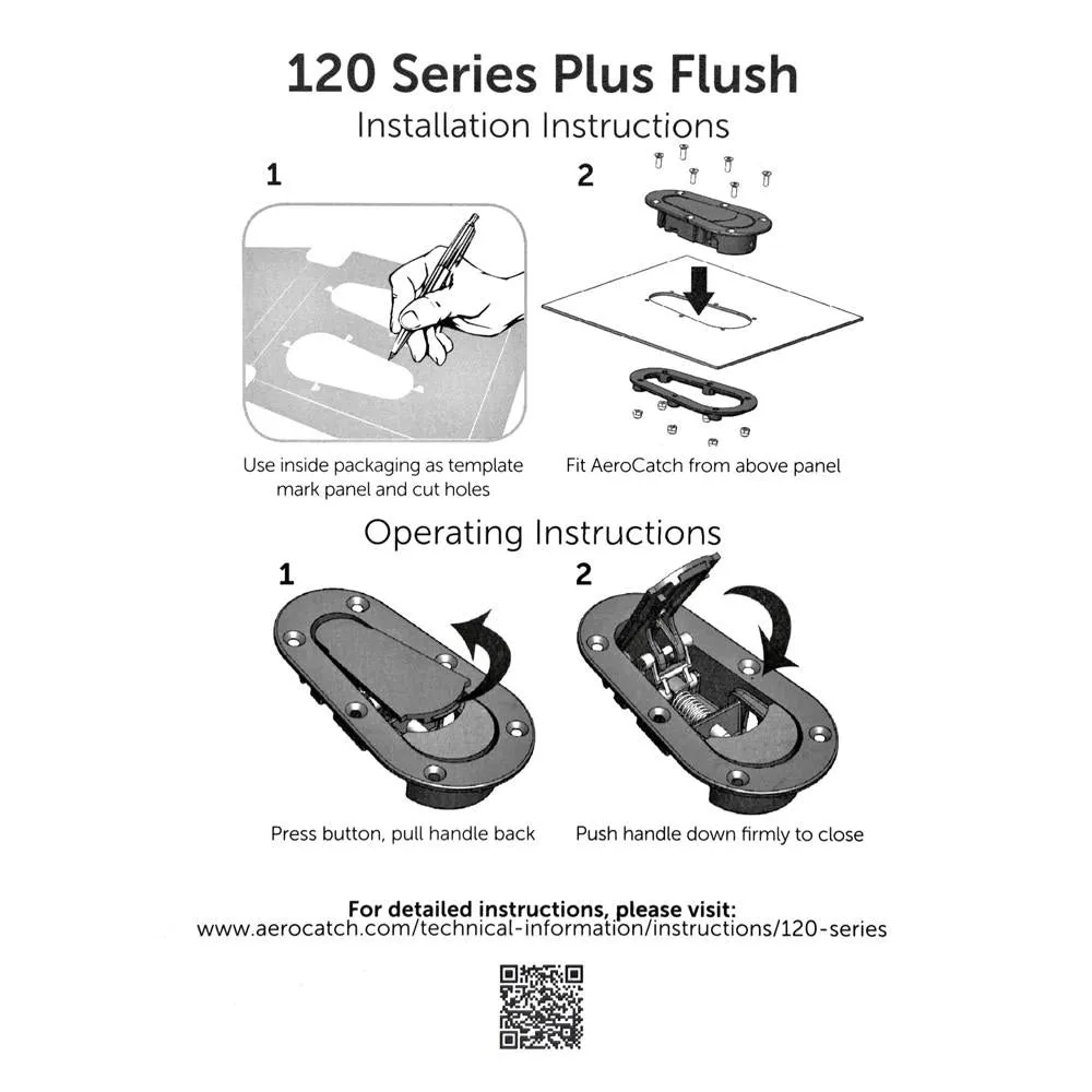 Anderson Composites - Aerocatch Plus Flush Hood Latch and Pin Kit w/ Lock