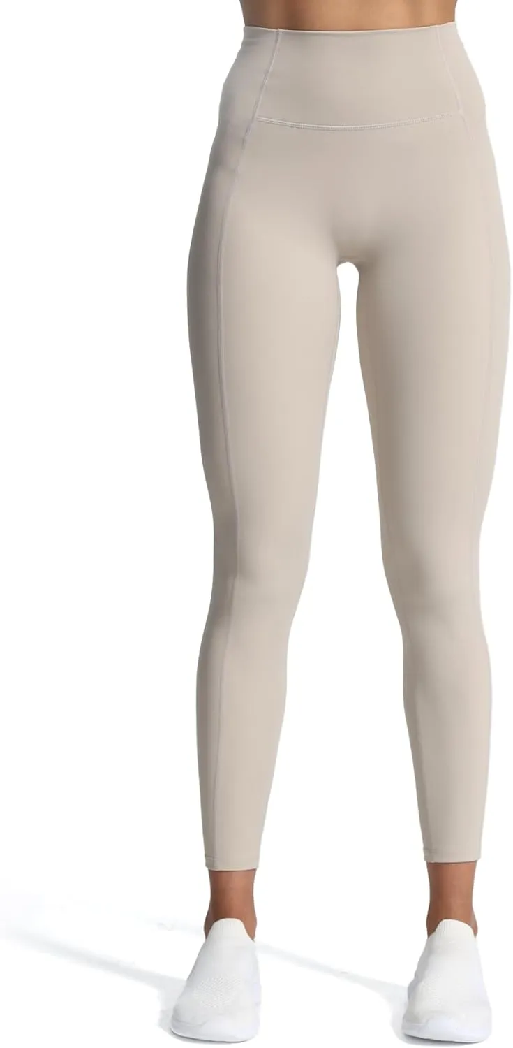 Aoxjox High Waisted Workout Leggings for Women GEO Compression Tummy Control Gym Buttery Soft Yoga Pants 27"