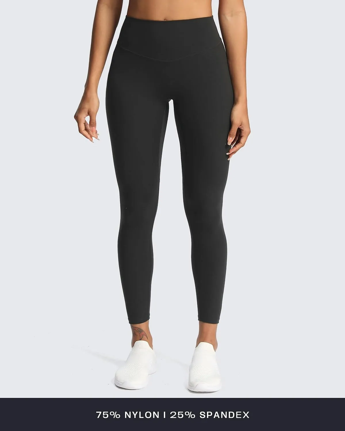 Aoxjox High Waisted Workout Leggings for Women Tummy Control Buttery Soft Yoga Metamorph Deep V Pants 26"
