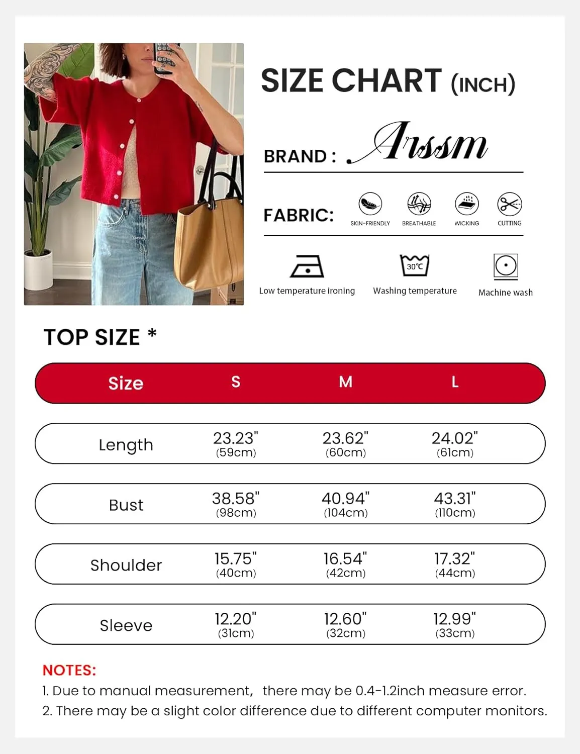 Arssm Women's Knitted Crop Cardigan Y2k Short Sleeve Button Down Cardigan Shirt Ribbed Knit Solid Color Lightweight Outwear