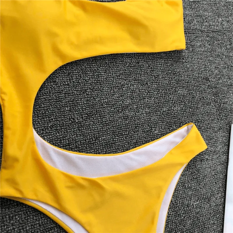 Asymmetric Bikinis For Women / Sexy One Piece Swimsuit / Stylish Female Monokini