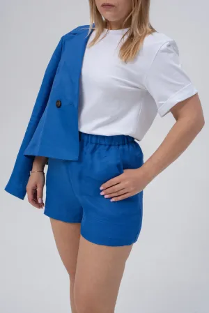 Azure Skies Ensemble Cropped Shorts