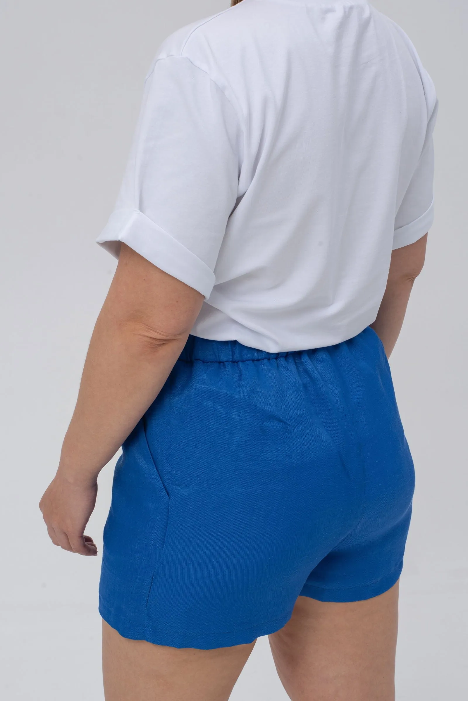 Azure Skies Ensemble Cropped Shorts