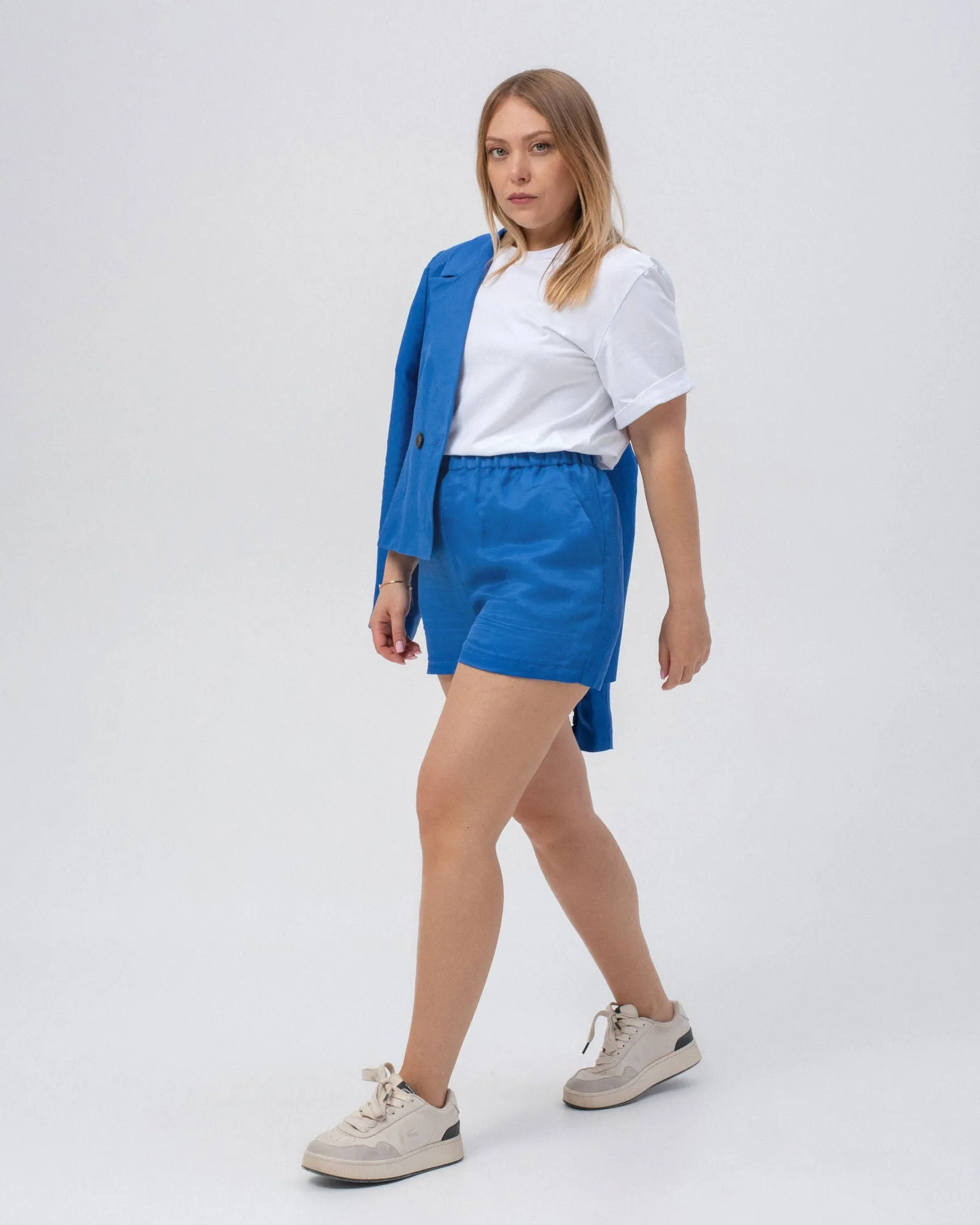 Azure Skies Ensemble Cropped Shorts