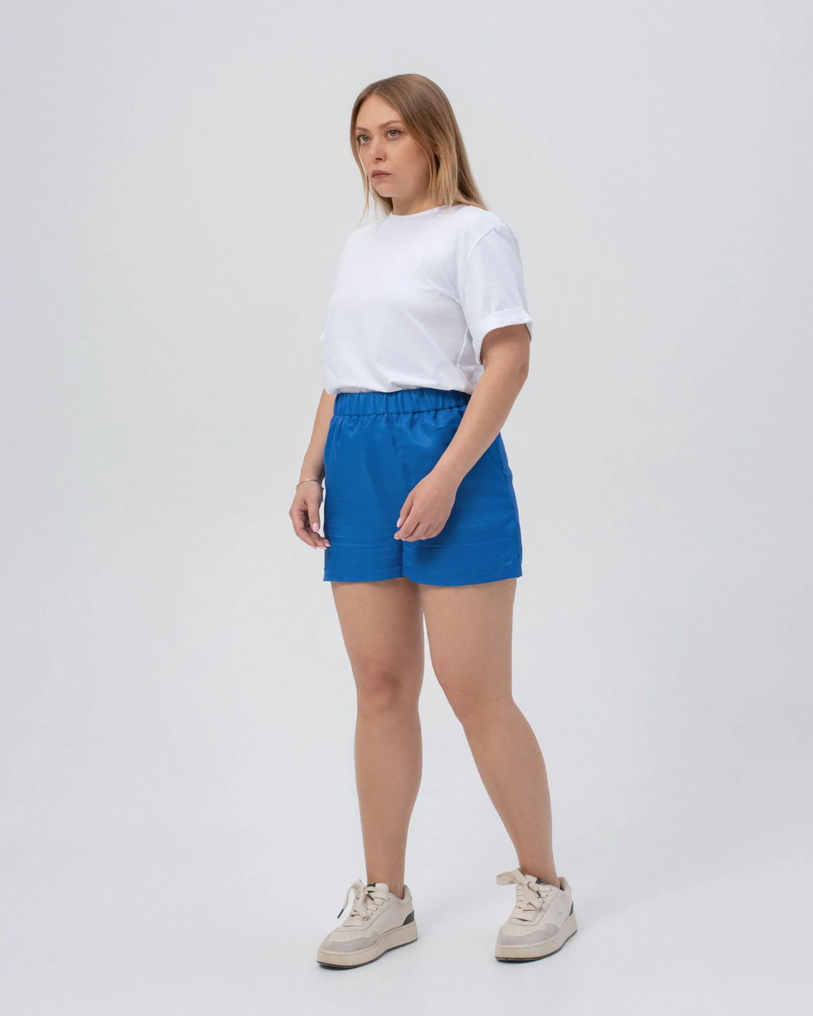 Azure Skies Ensemble Cropped Shorts