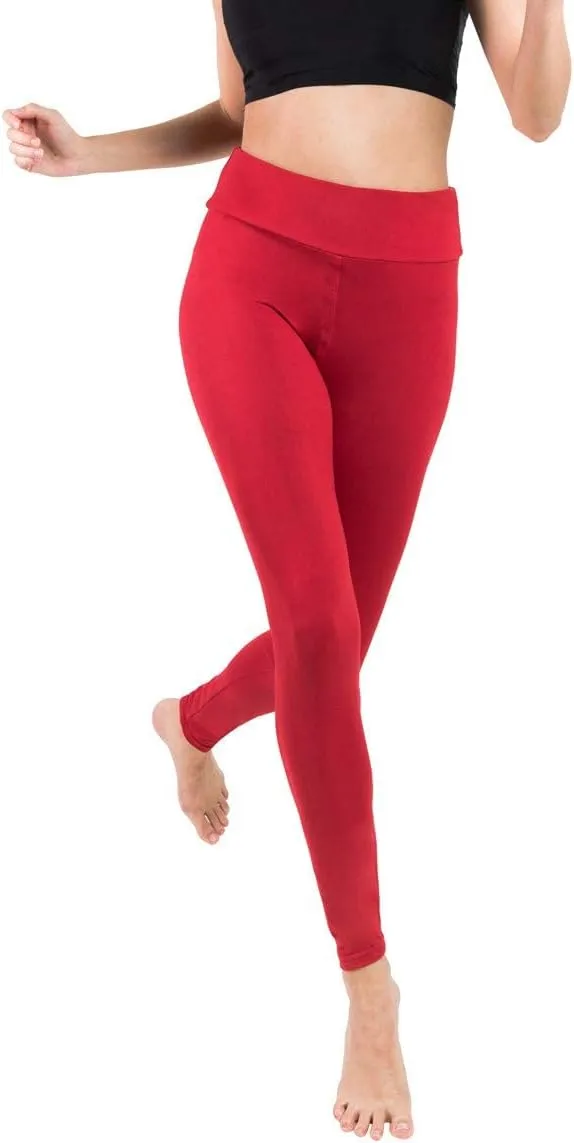 Baihetu High Waist Leggings with Inner Pocket Super Soft Yoga Pants for Women