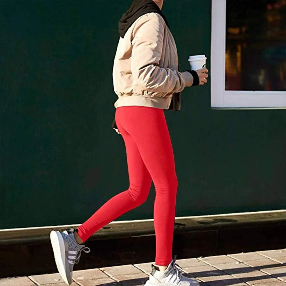 Baihetu High Waist Leggings with Inner Pocket Super Soft Yoga Pants for Women