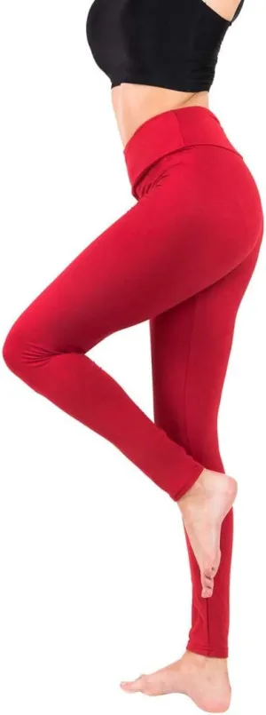 Baihetu High Waist Leggings with Inner Pocket Super Soft Yoga Pants for Women