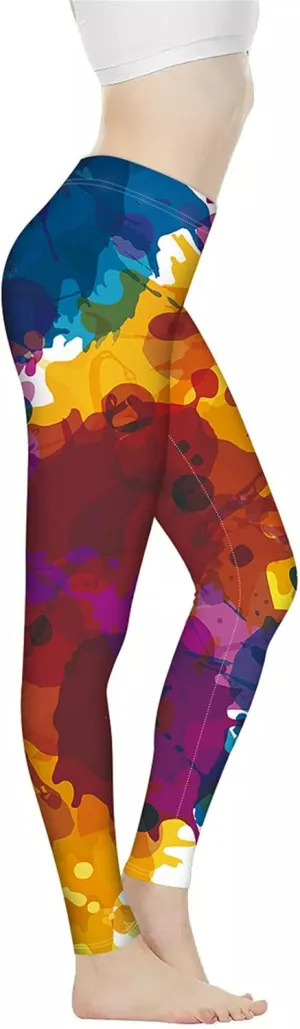 Belidome Novelty Women Leggings for Yoga Jogging Sports High Waist Pants Stretch Soft, XS-3XL Size