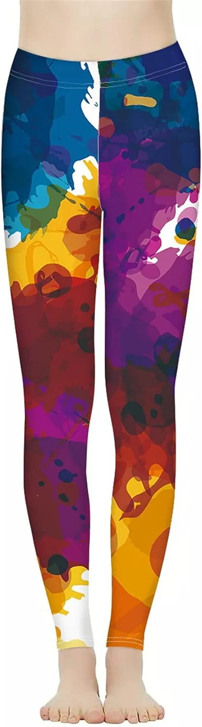 Belidome Novelty Women Leggings for Yoga Jogging Sports High Waist Pants Stretch Soft, XS-3XL Size
