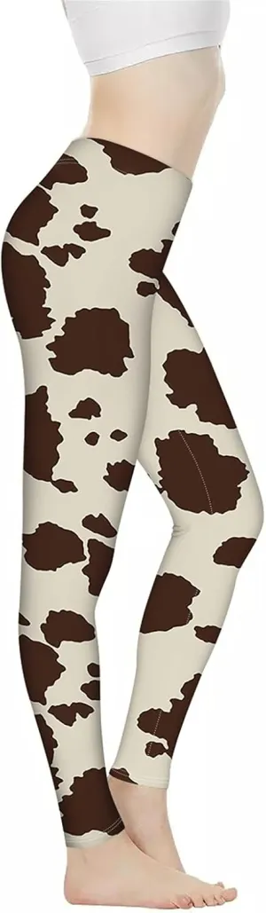 Belidome Novelty Women Leggings for Yoga Jogging Sports High Waist Pants Stretch Soft, XS-3XL Size