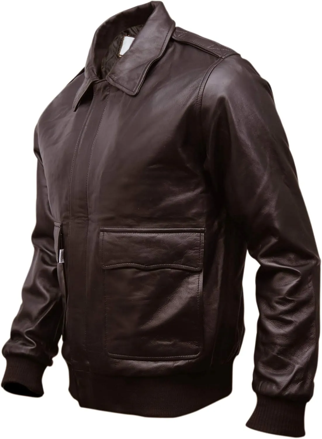 Black Casual Real Leather Jacket for Mens | Genuine Lambskin Motorcycle Biker Jackets