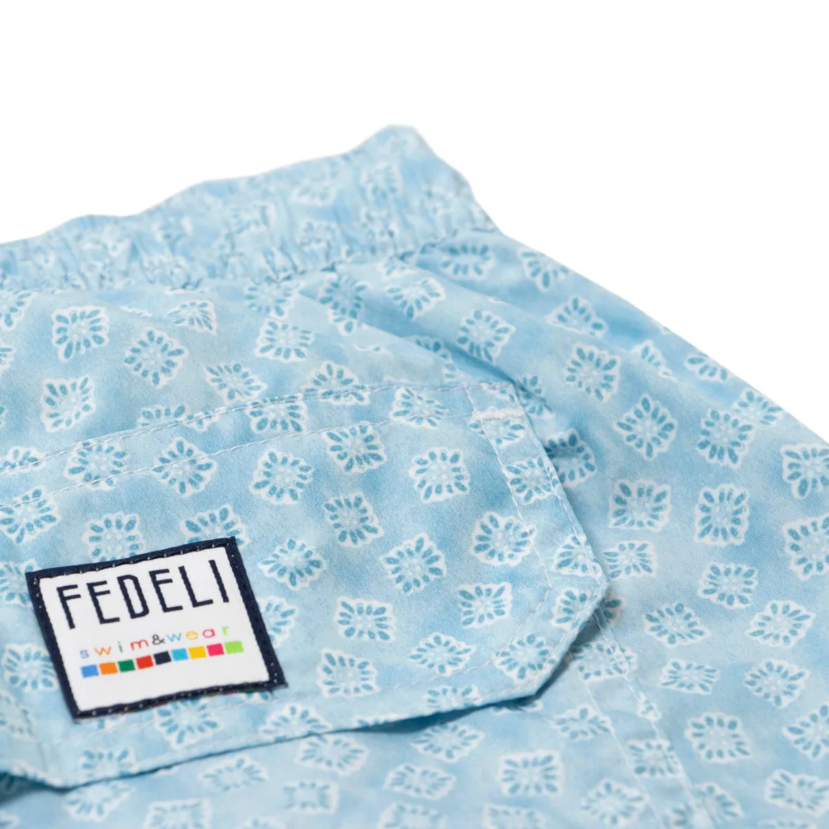 Blue 100% Recycled Polyester 'Madeira' Swim Shorts