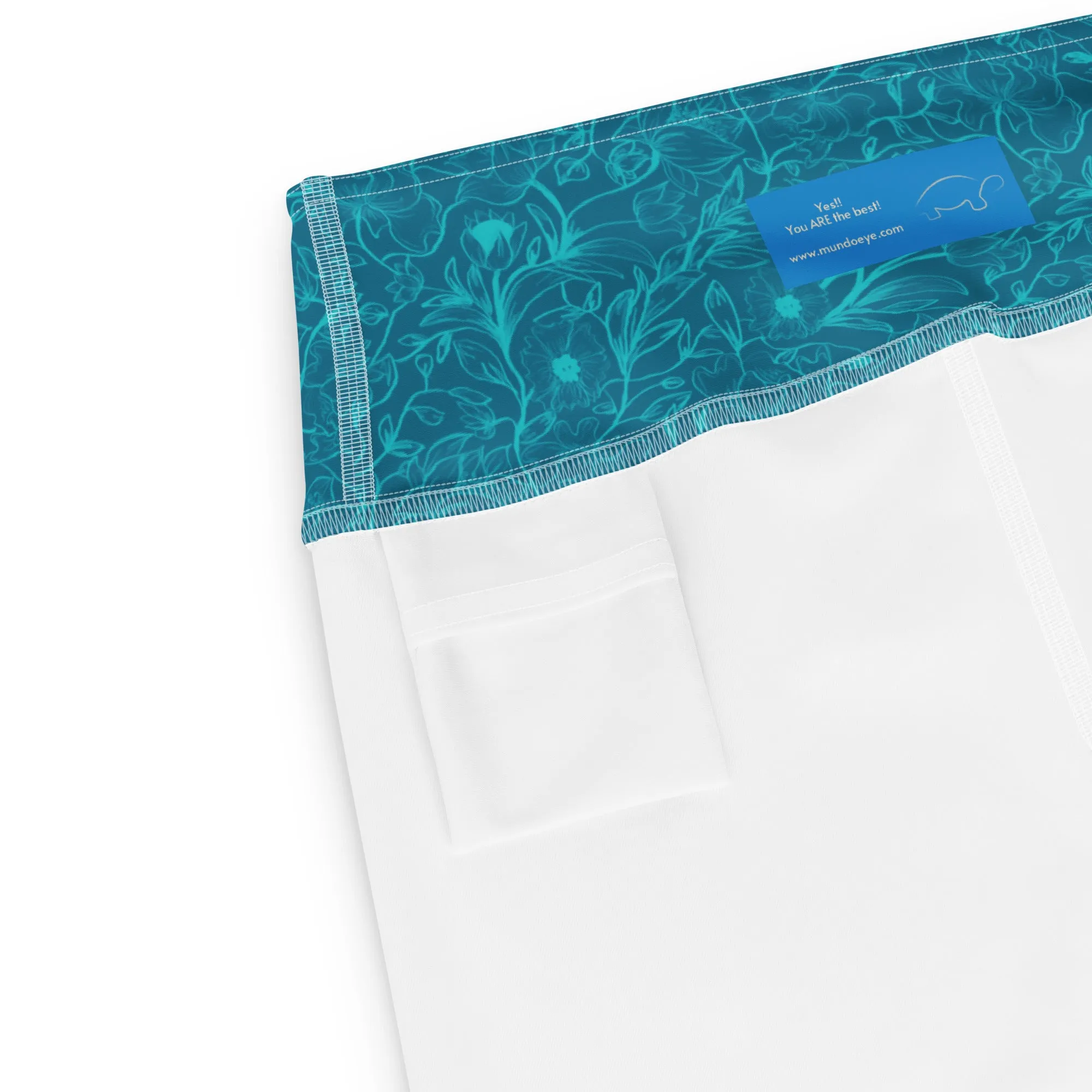 Blue Yoga Shorts. Miami collection