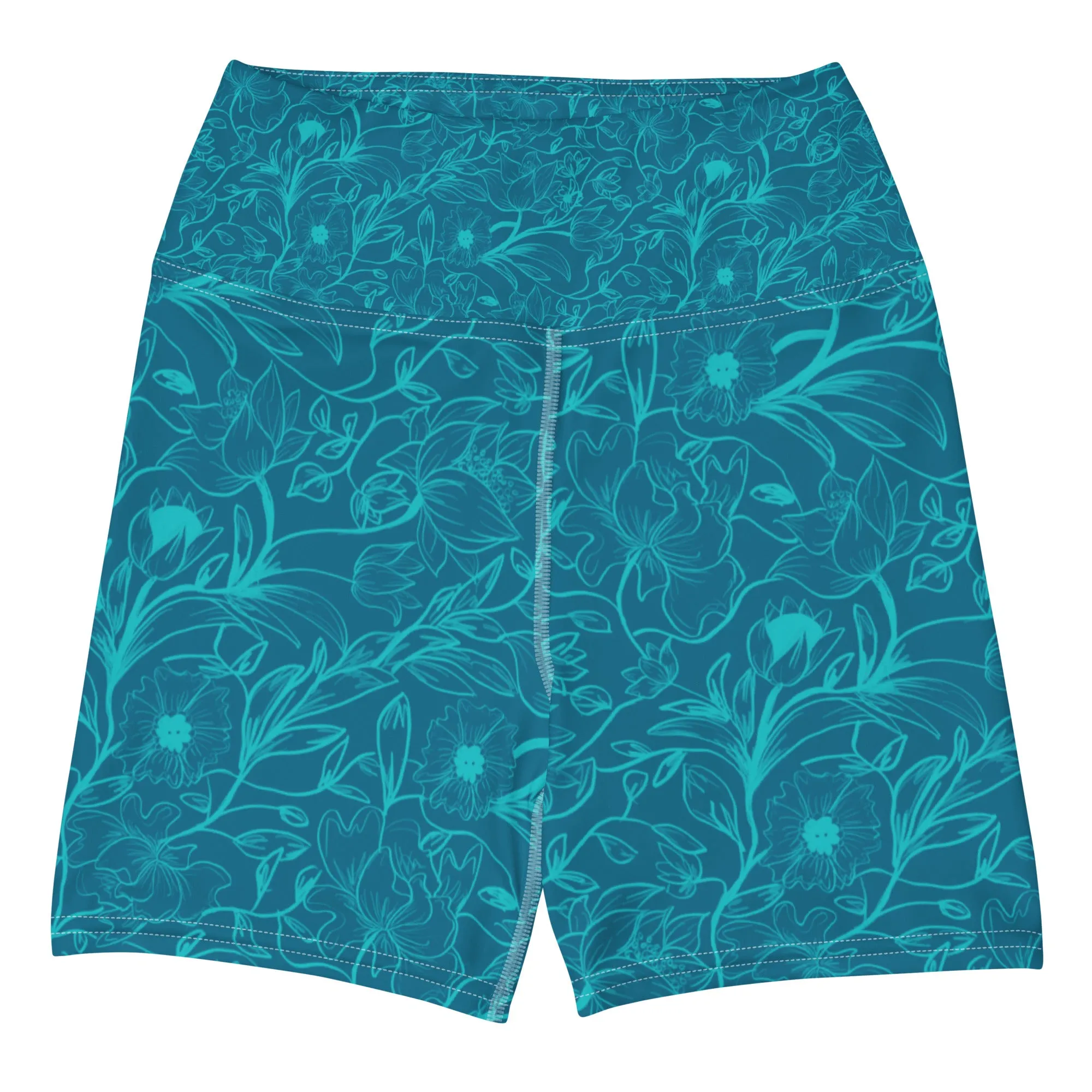 Blue Yoga Shorts. Miami collection