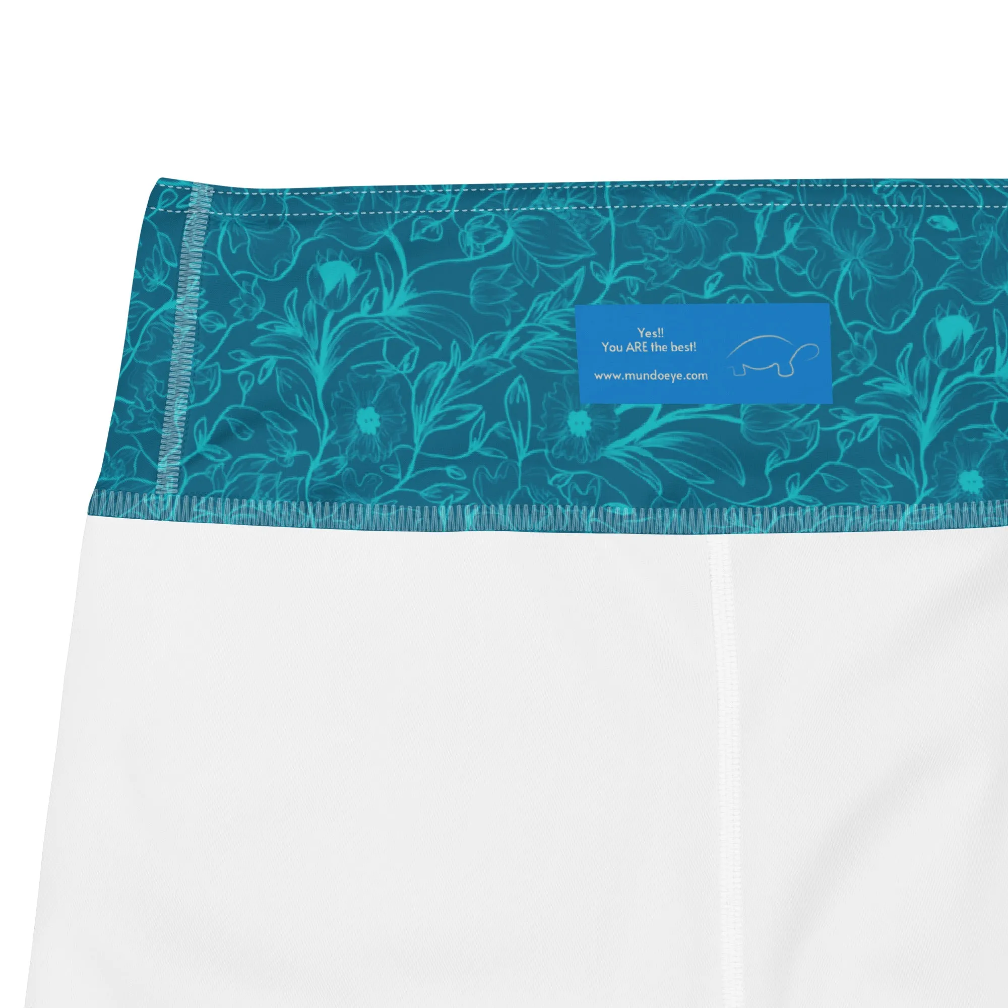 Blue Yoga Shorts. Miami collection
