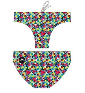 Boys Swimming Trunks - Origami (Print)