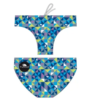 Boys Swimming Trunks - Origami (Royal)