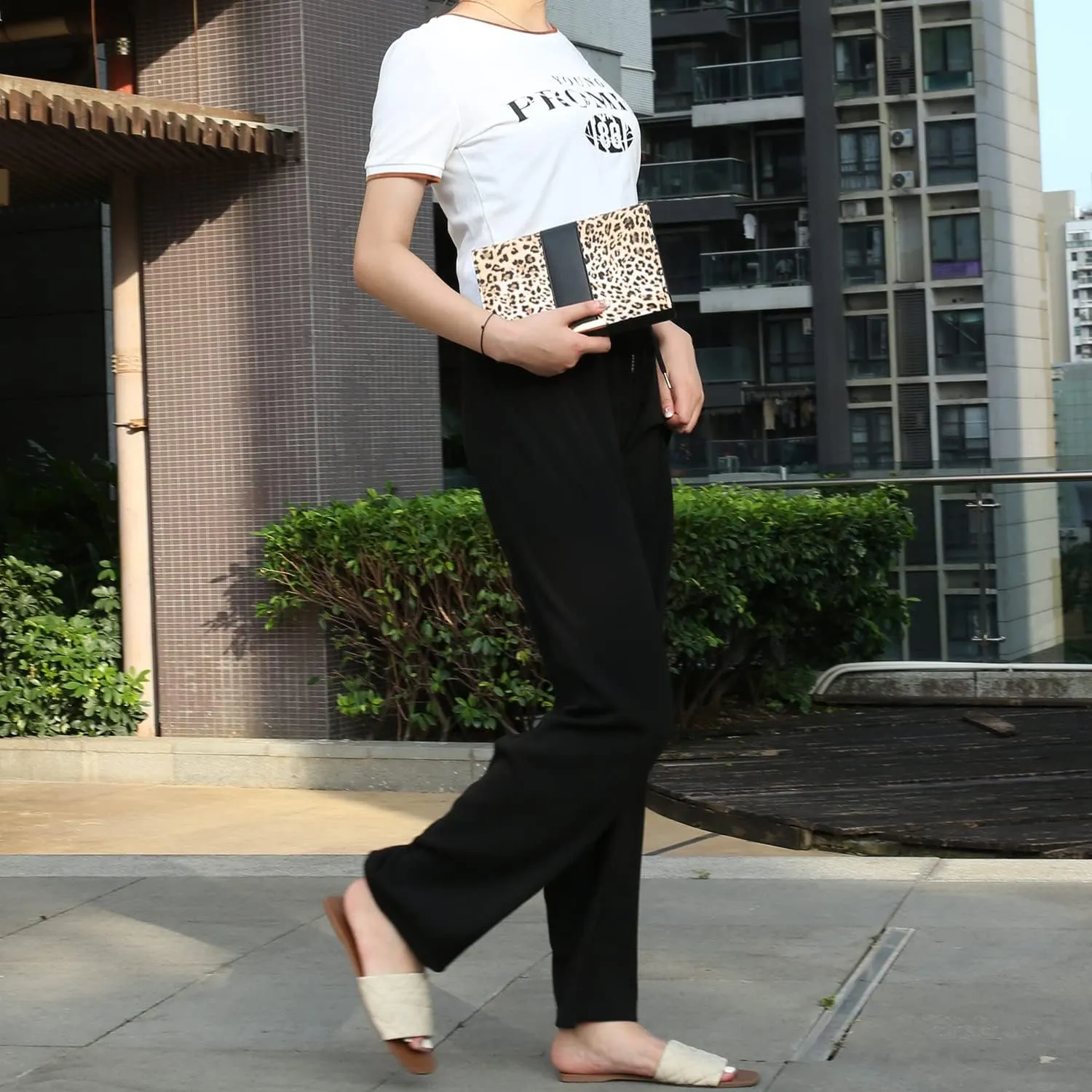 BPC Convertible Vegan Leather Crossbody Clutch, Adjustable Chain & Detachable Strap; Stylish Womens Envelope Purse