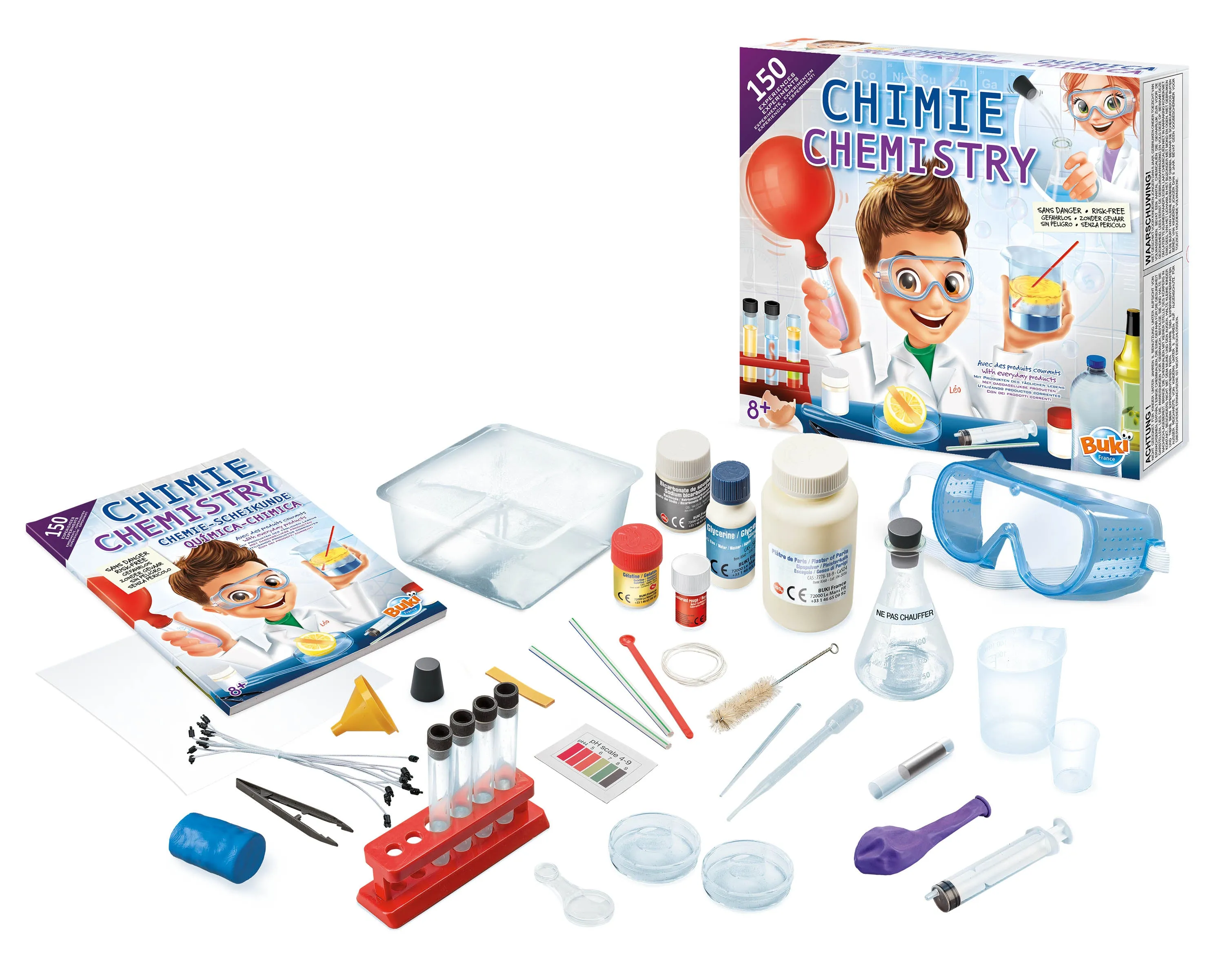 Buki Chemistry Lab with 150 Experiments
