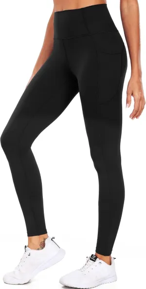 CADMUS Soft Workout Pants for Women High Waisted Ankle Yoga Leggings with Two Pockets
