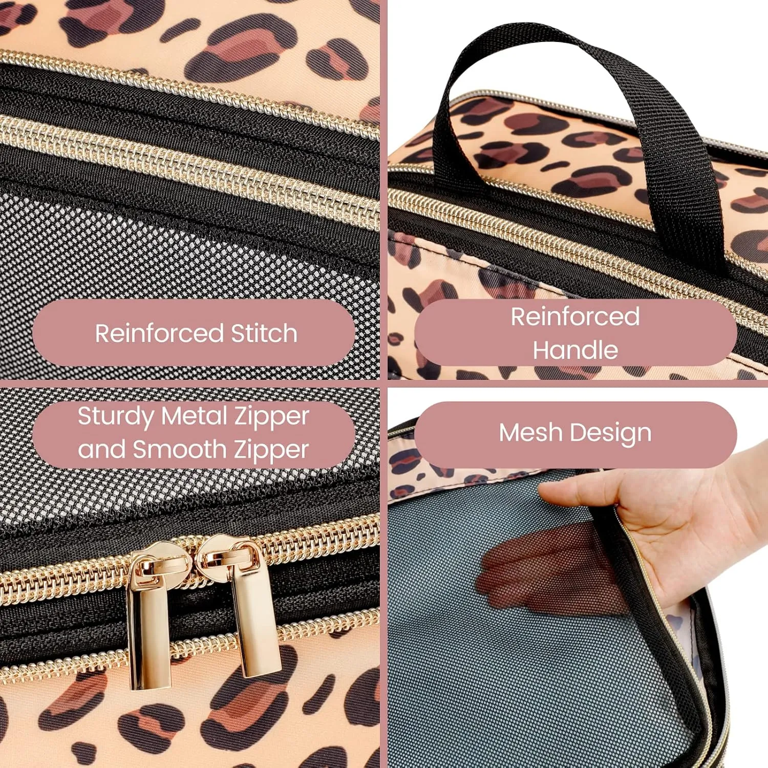 Cambond Compression Packing Cubes for Travel Women - Lightweight Luggage Organizers Bag Packing Cubes for Carry on Suitcases