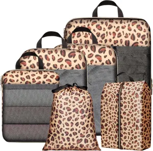 Cambond Compression Packing Cubes for Travel Women - Lightweight Luggage Organizers Bag Packing Cubes for Carry on Suitcases
