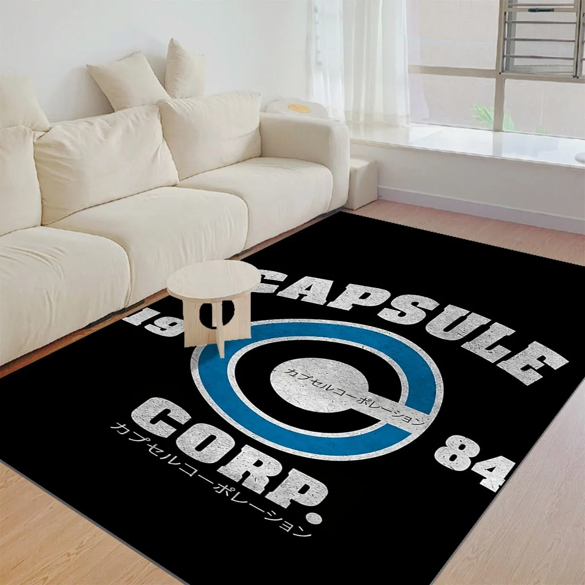 Capsule Corp Baseball Rug