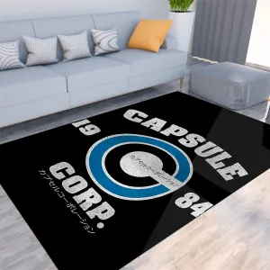 Capsule Corp Baseball Rug