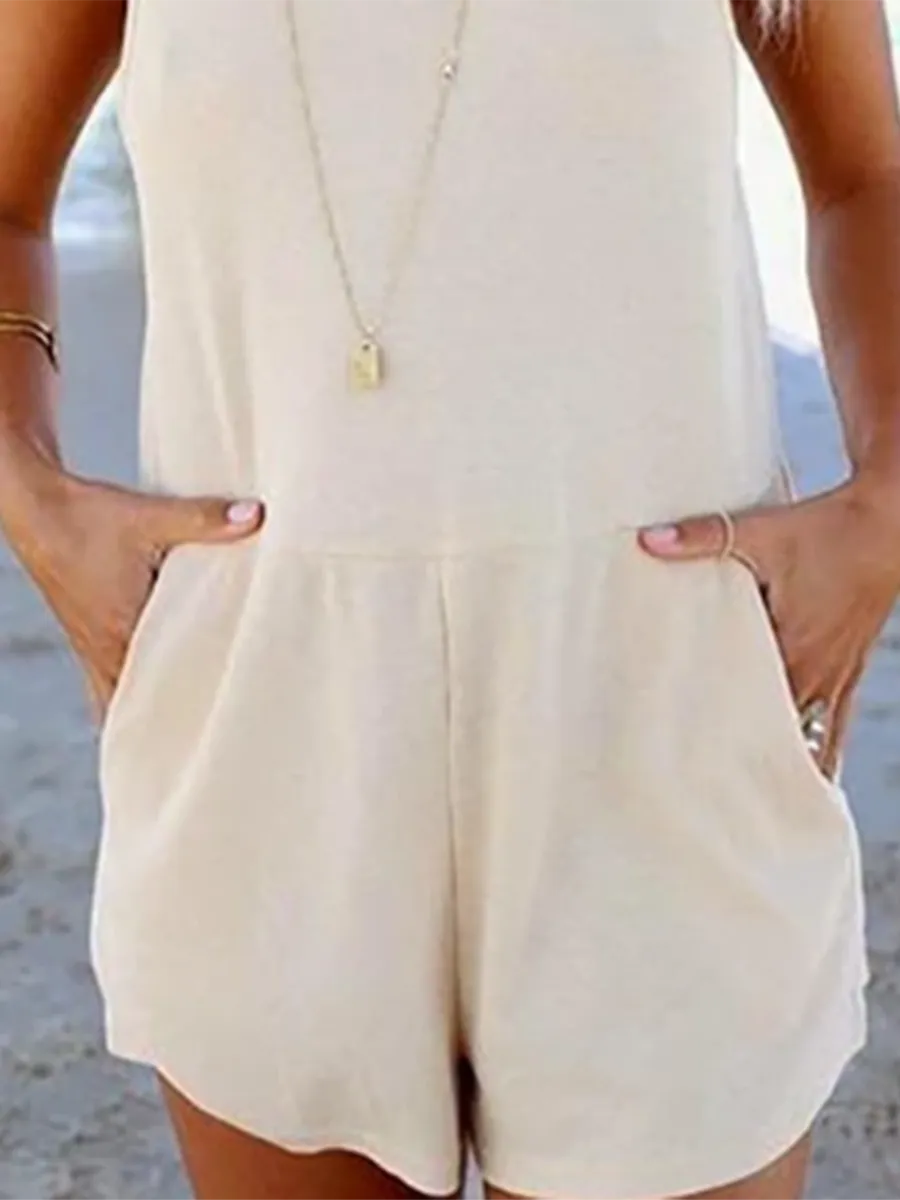 Casual Cotton Jumpsuit