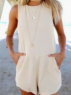 Casual Cotton Jumpsuit