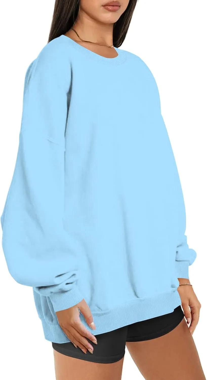 Ceboyel Womens Oversized Sweatshirts Fall 2023 Pullover Sweater Comfy Crewneck Hoodies Trendy Vintage Y2K Clothes Outfits